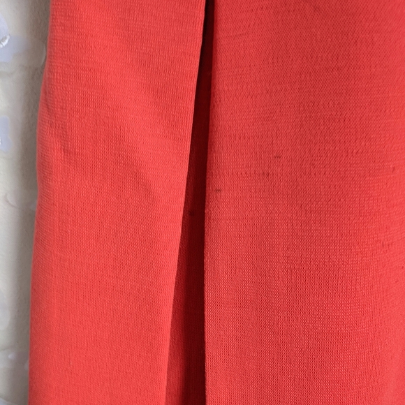 Vintage 1960s Lilli Ann Coral Mod Shift Dress S - Picture 6 of 7